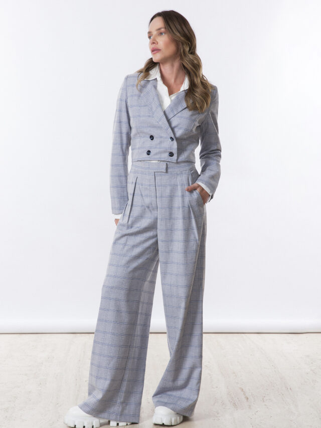 CALÇA RAVENA PREGAS PRINCIPE DE GALIS